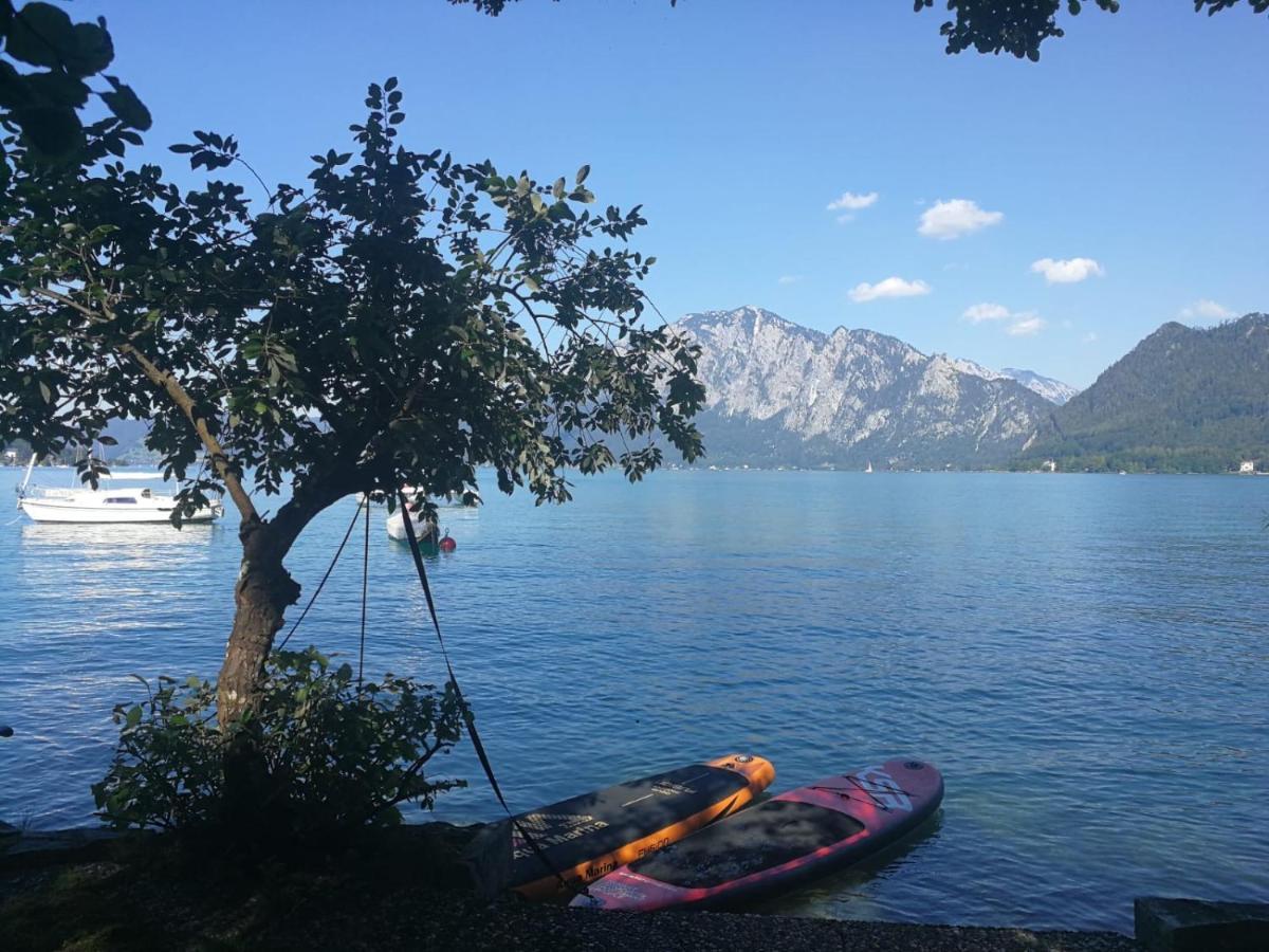 Ferienwohnung Mit Seeblick, Unterach Am Attersse Unterach am Attersee Exterior photo